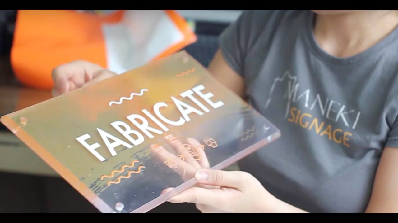 How to Make Signage: Basic Acrylic Signage