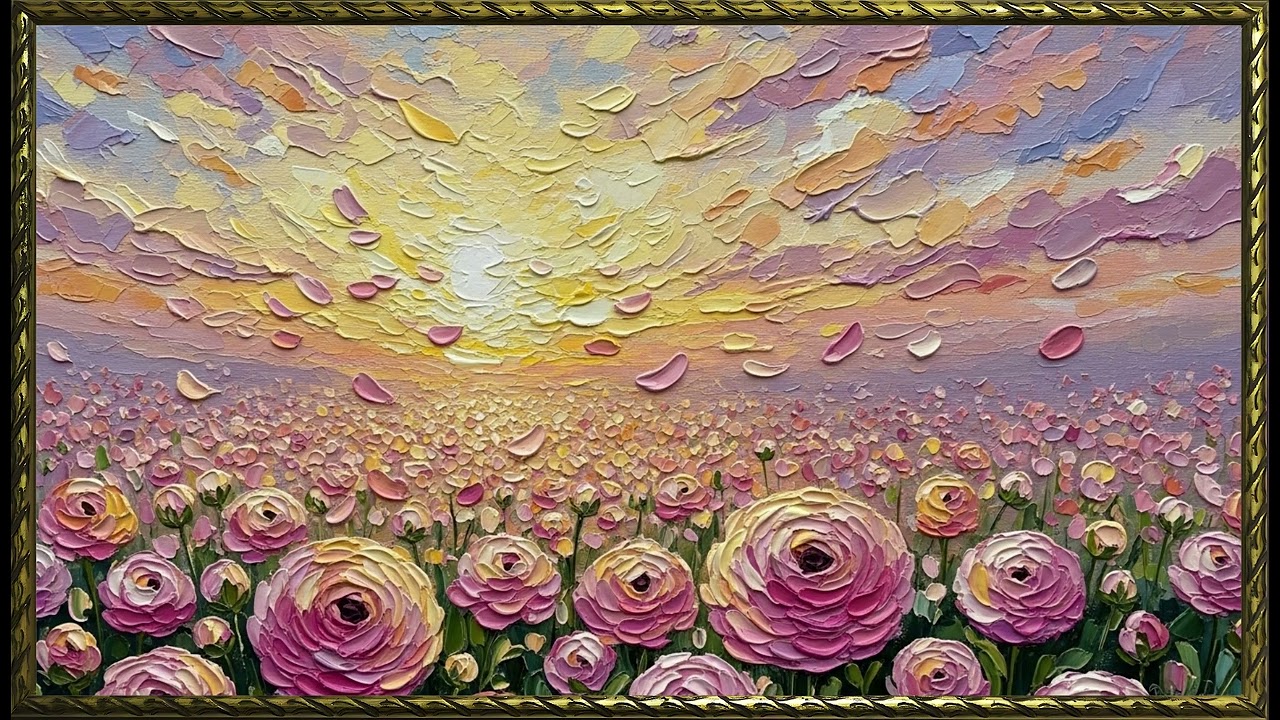 Springtime Serenity in Bloom| Dreamy Spring Floral Art for Frame TV | 4K Screensaver