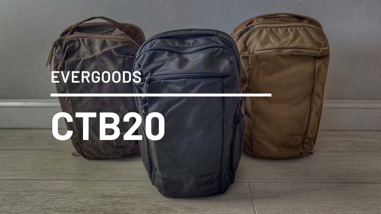 Обзор Evergoods CTB20 — новый ЛУЧШИЙ рюкзак для повседневного ношения?