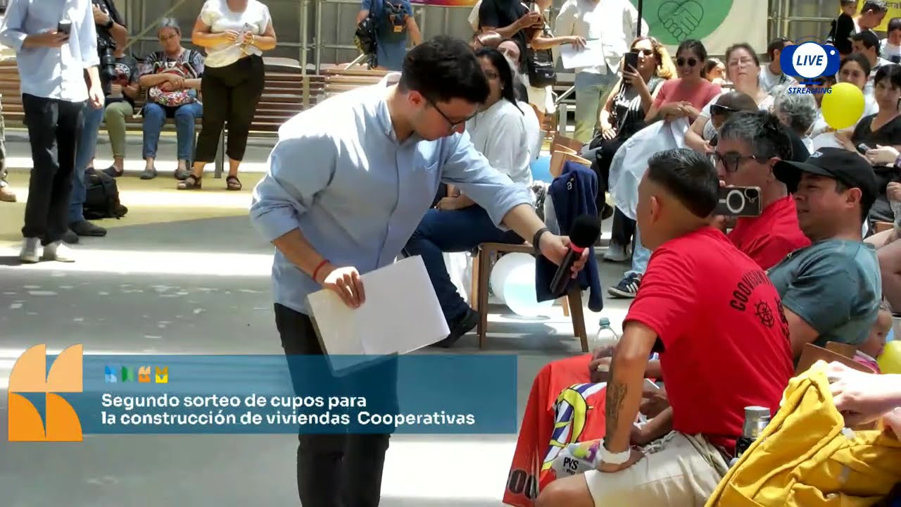 Segundo Sorteo de cupos para la construcción de viviendas cooperativas