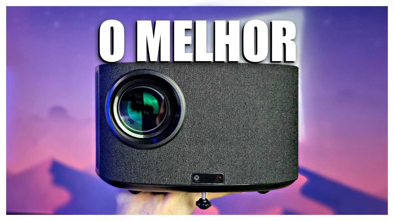 MUITO MELHOR QUE UMA TV!  Mega projetor que arrebenta com tvs smart! 😱