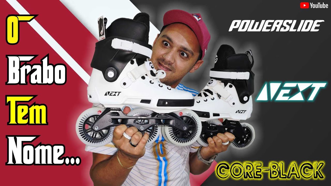 O MAIS BRABO DE TODOS - PATINS POWERSLIDE NEXT CORE-BLACK 110😲😲😲