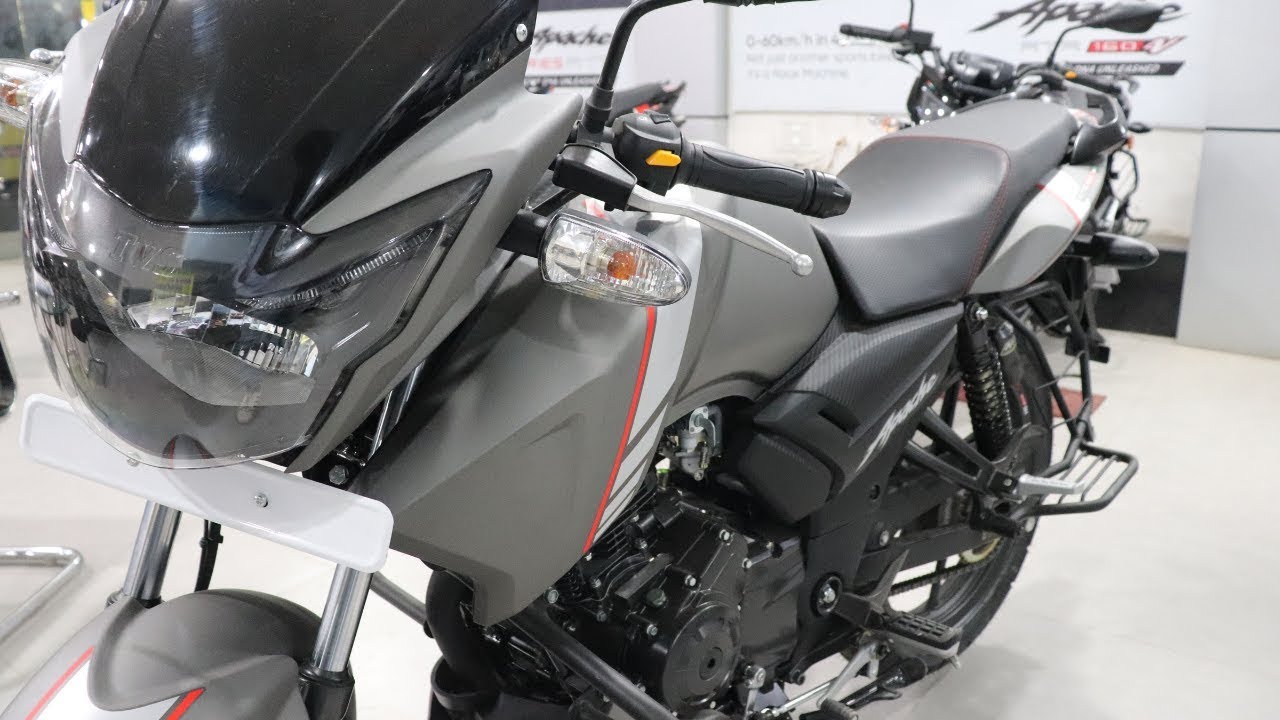 New TVS Apache RTR 160 ABS (Grey colour) detailed review || Price || Features || Specifications ||
