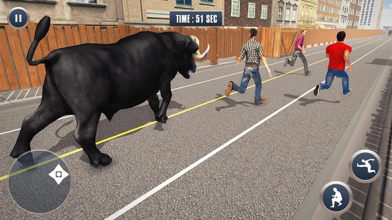 Angry Bull Wild Attack City Revenge Android Gameplay