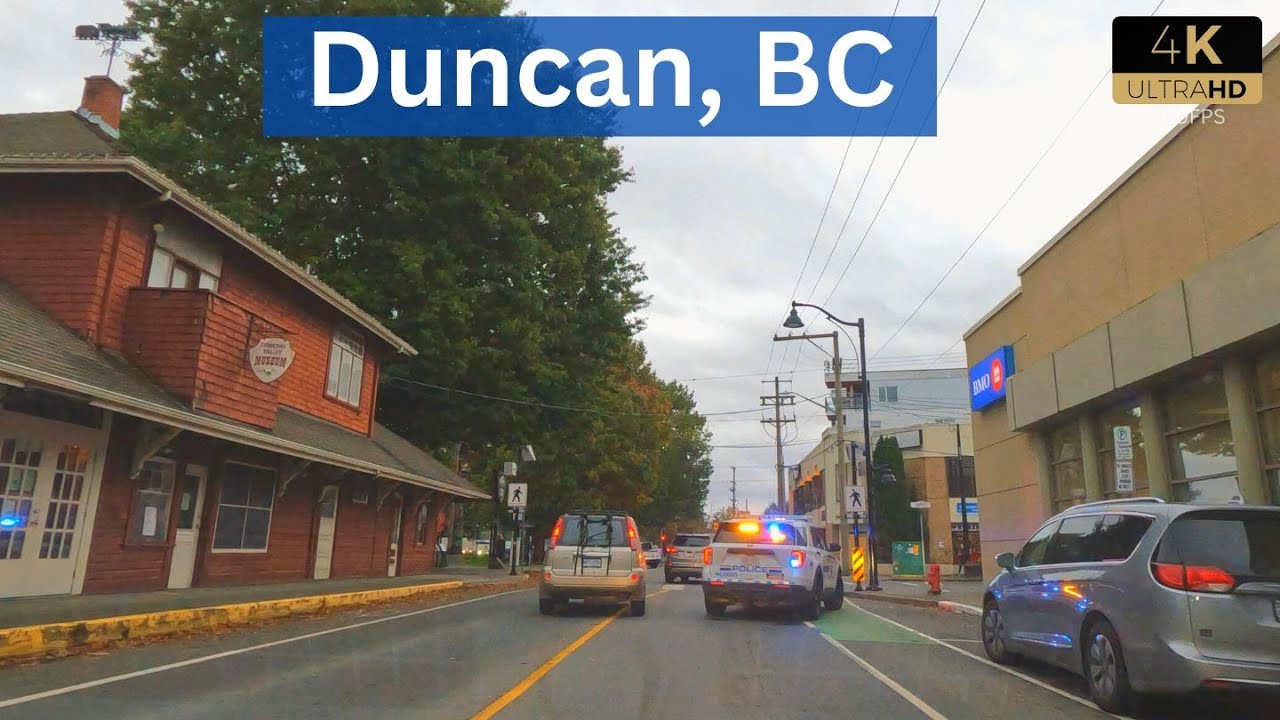 Duncan, BC  - [4K] Dashcam Video Oct 2022