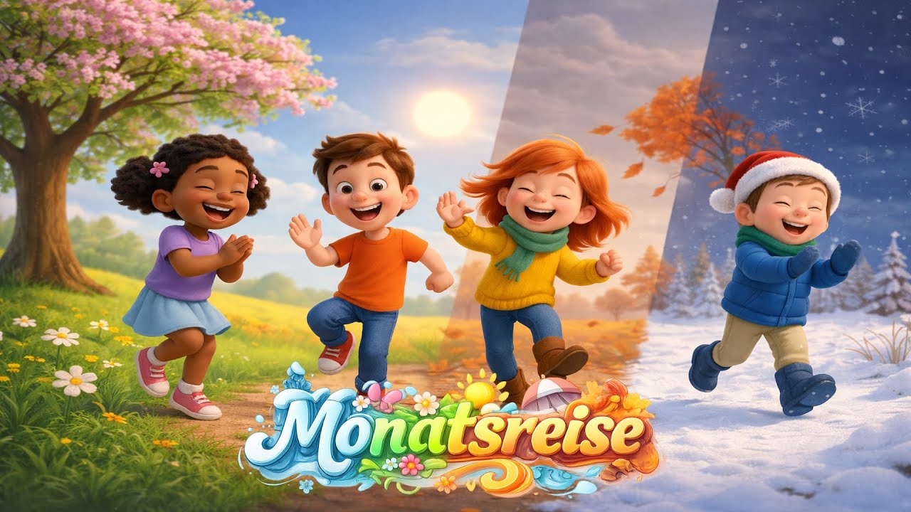 🌸Monatsreise❄️ | Kinderlied | BeachKids Music