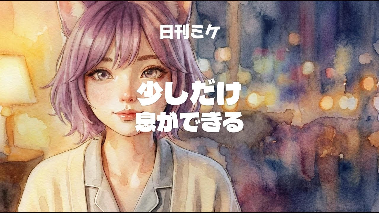 少しだけ息ができる｜寝る前の1曲