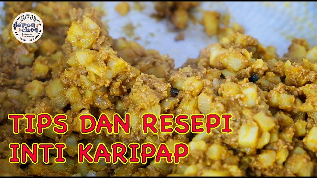 TIPS DAN RESEPI INTI KARIPAP | SEDAP, MUDAH, SENANG