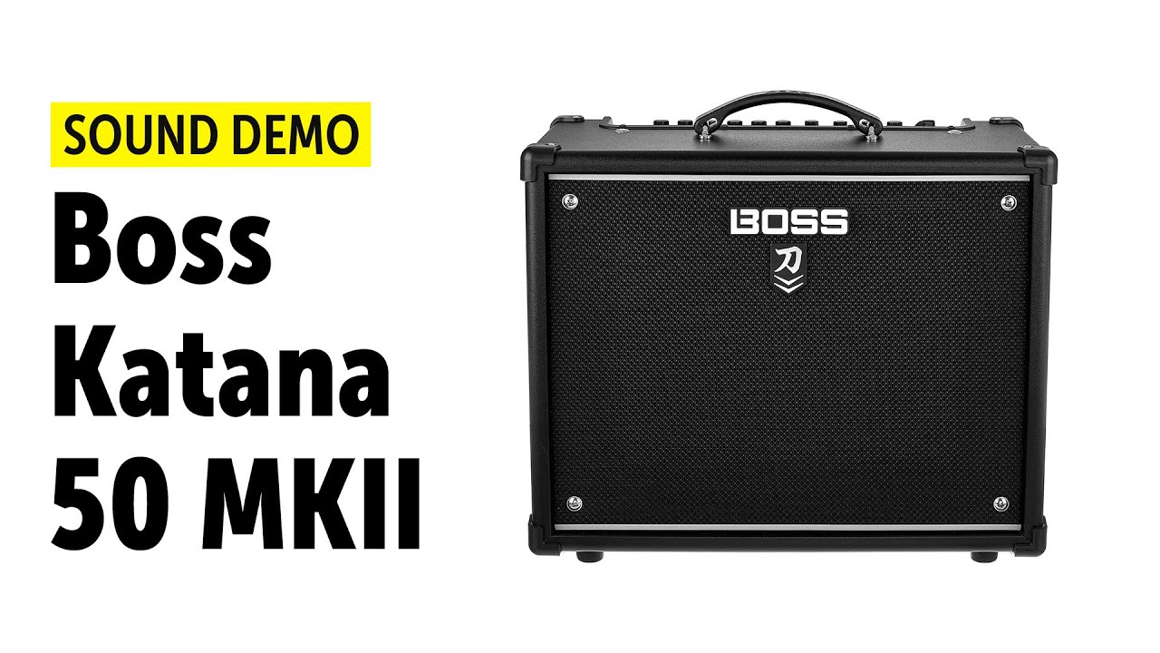 Boss Katana 50 MKII - Sound Demo (no talking)