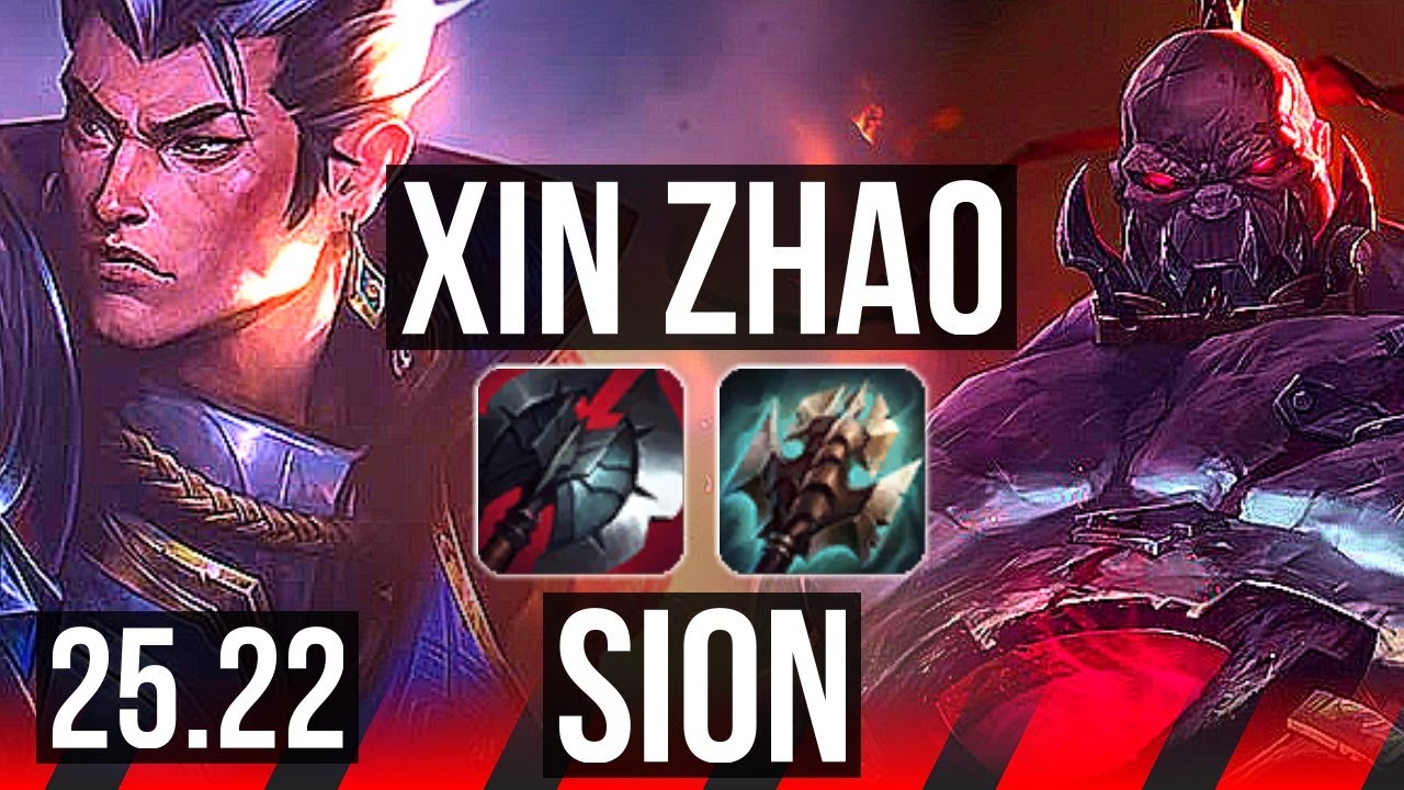 XIN ZHAO vs SION (TOP) | EUW Master | 25.22