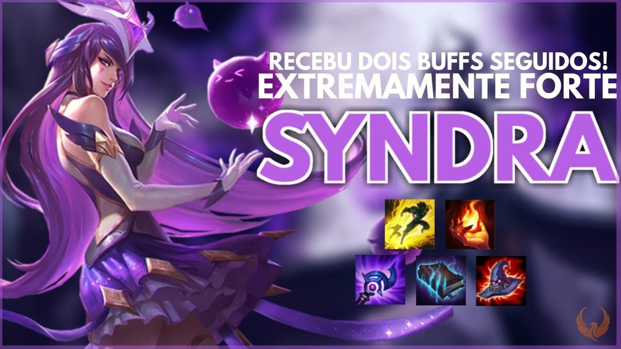 RECEBEU DOIS BUFFS SEGUIDOS! *EXTREMAMENTE FORTE* - SYNDRA MID GAMEPLAY [PT-BR]