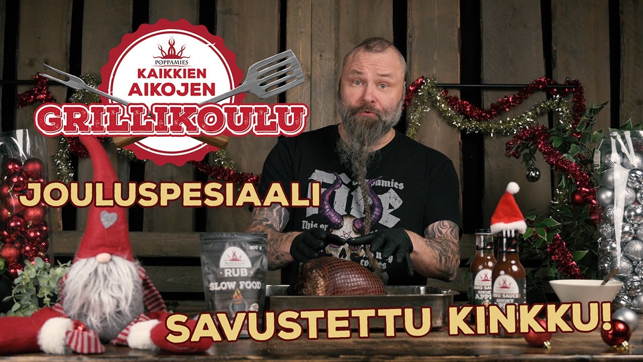 Grillikoulu Jouluspesiaali - Joulukinkun savustus!