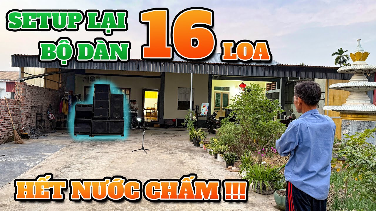 Xử lý rú rít, míc lọt sub, lắc xen hiệu quả tới 97% - Setup lại dàn âm thanh sự kiện bác chủ quá ưng
