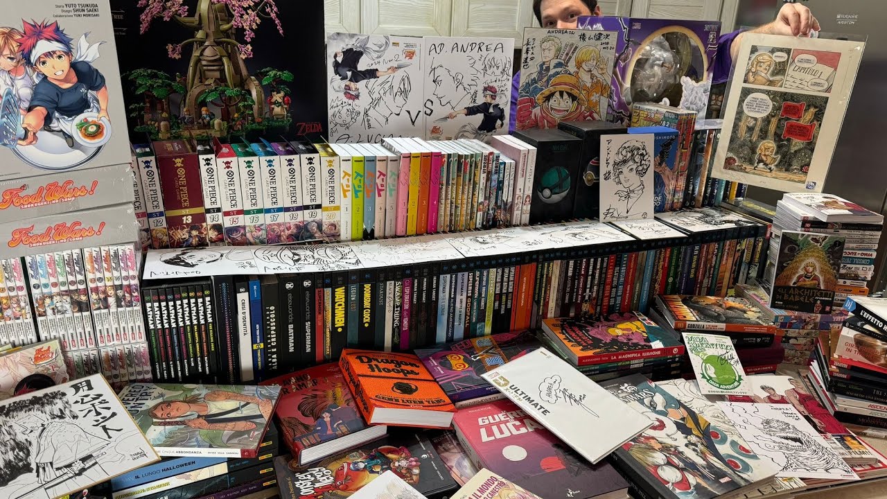 LuccaComics 2024 +6313€+120Sketch/Firme OGNI RECORD BATTUTO Video Acquisti Manga Comics ActionFigure