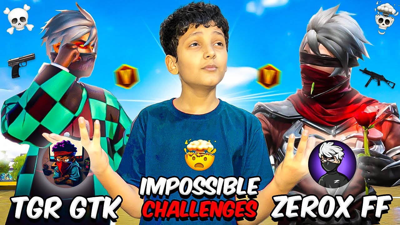 Nepali Legends @gtk111ff & @ZeroxFF Gave me Impossible Challenges 💀
