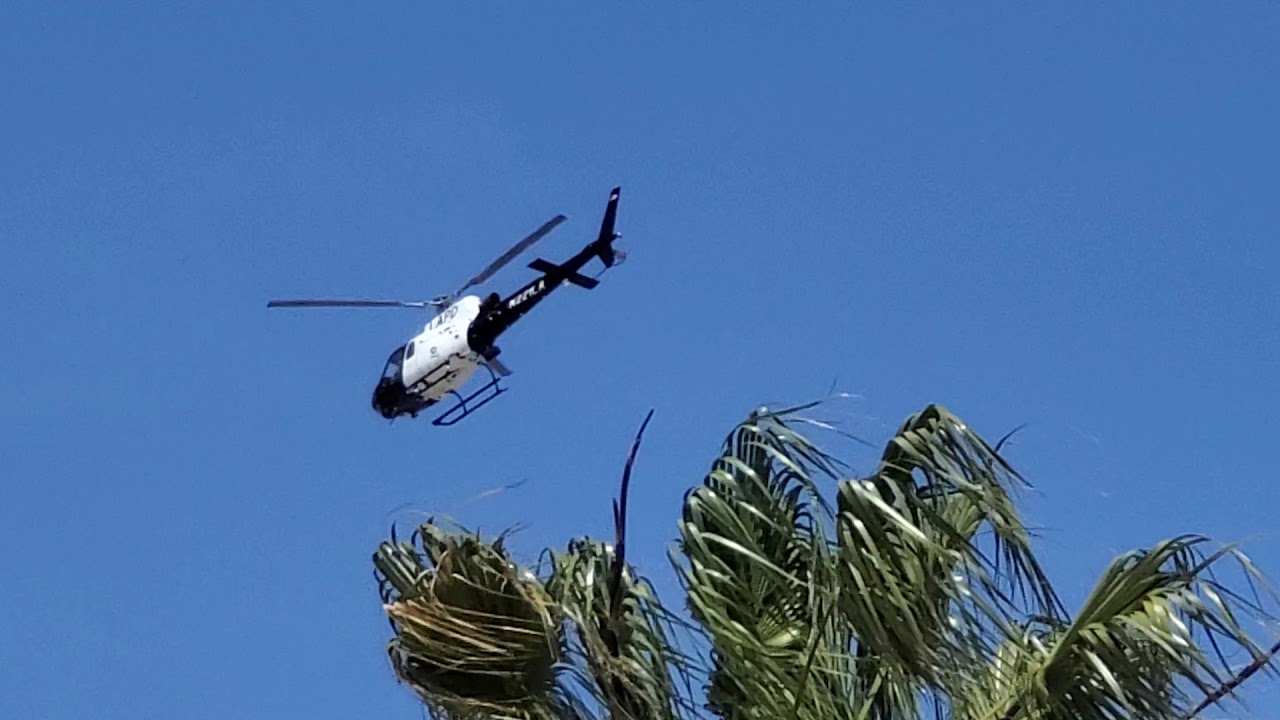 LAPD helicopter telling everyone to leave the skate park will they will be arrested