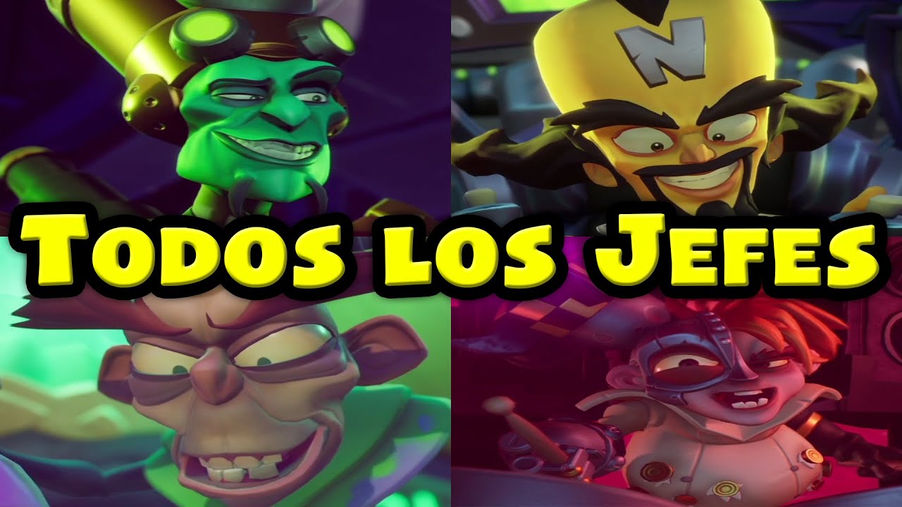 Crash Bandicoot 4 its about time - Todos los jefes - En español Latino - 1080p