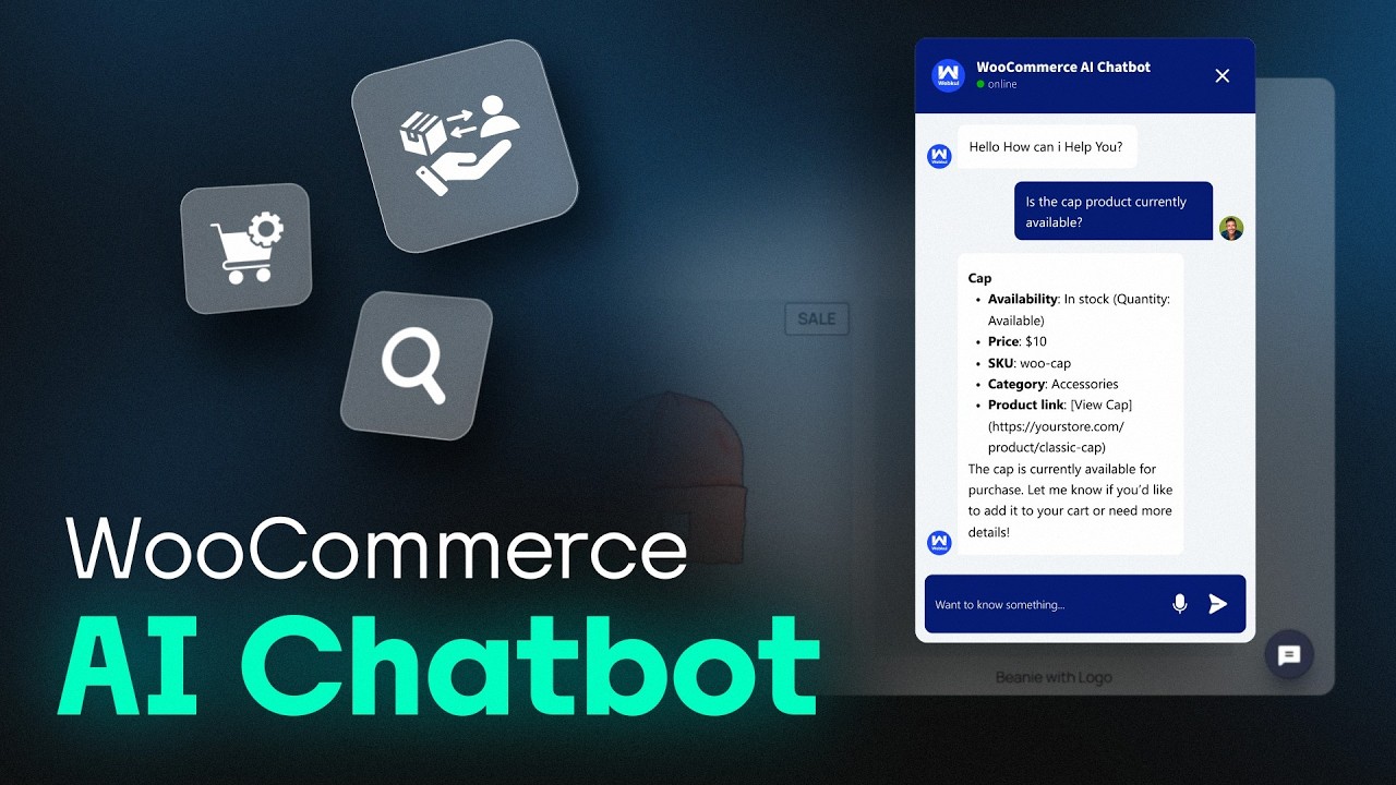 WooCommerce AI Chatbot | Smart Sales | Support Assistant