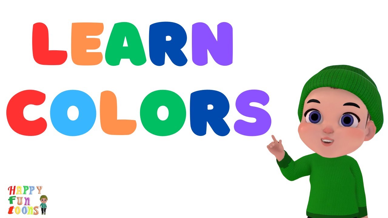 Finger Family Colors Song | Learn Colors for Kids | Happy Fun Toons