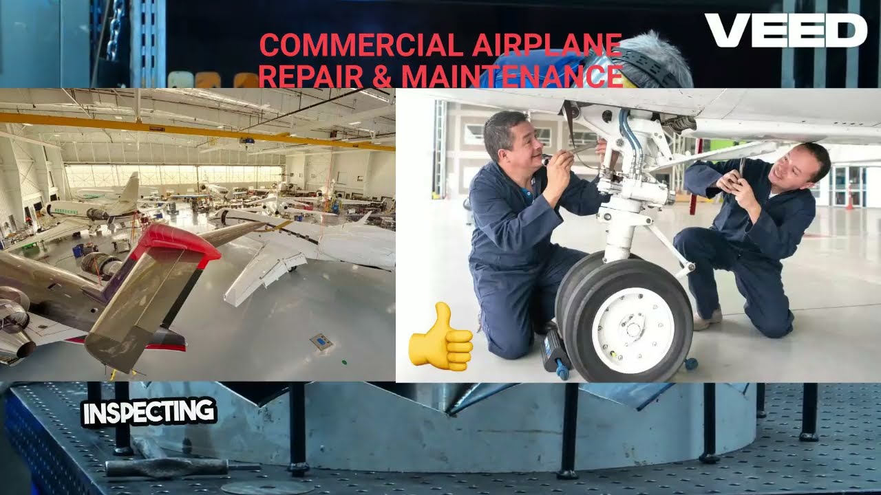 PASSENGER COMMERCIAL AIRPLANE REPAIR & MAINTENANCE! CLICK SUBSCRIBE! 👍THANK YOU!  @jdtube1000