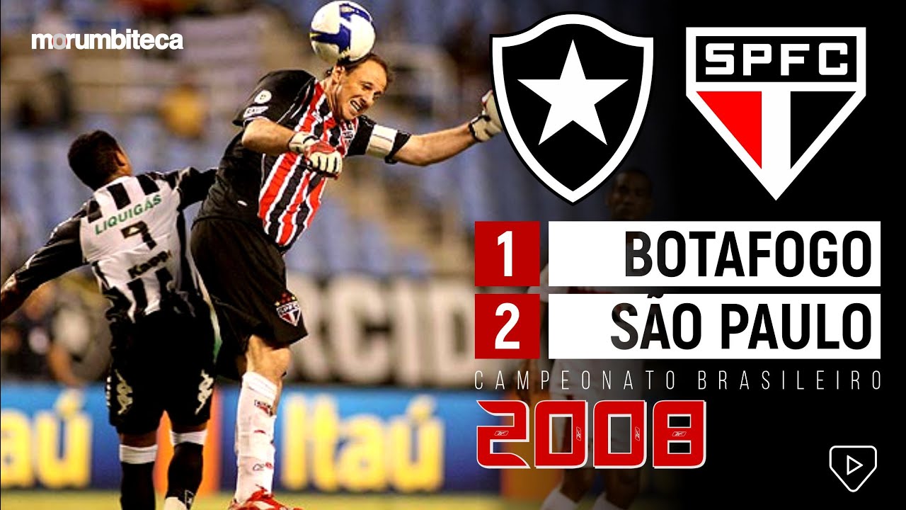Botafogo 1x2 São Paulo - 2008 - GOLAÇOS DE JEAN E HERNANES E A CHEGADA EM DEFINITIVO PARA O TRI!🏆🏆🏆