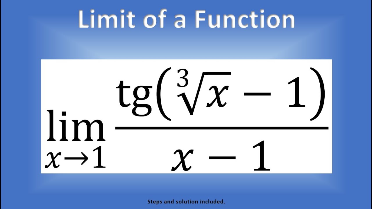 Limit of a Function 079