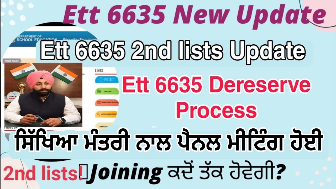 Ett 6635 2nd lists update | Ett 5994 new update | Ett 6635 new update
