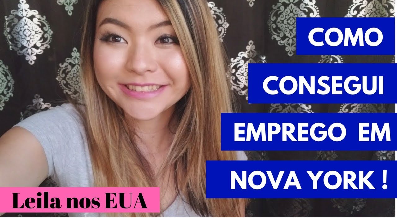 Como consegui emprego em Nova York !?