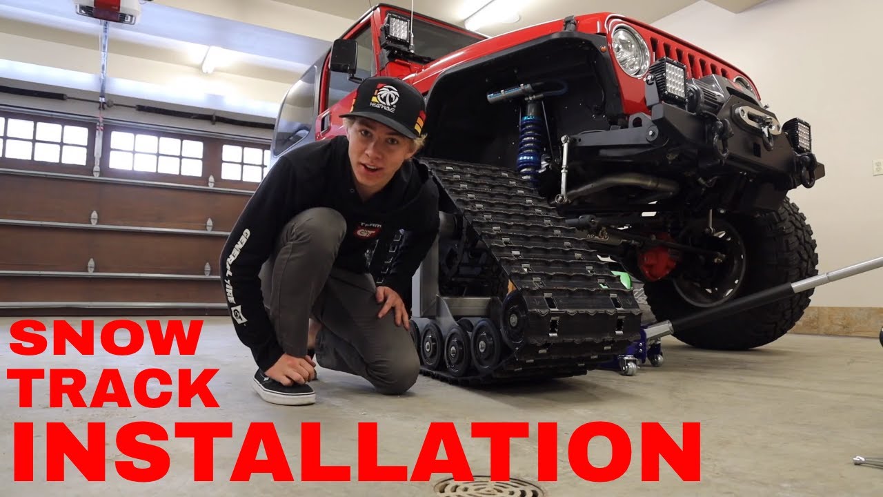 American Track Truck | Snow Track Installation on Jeep
