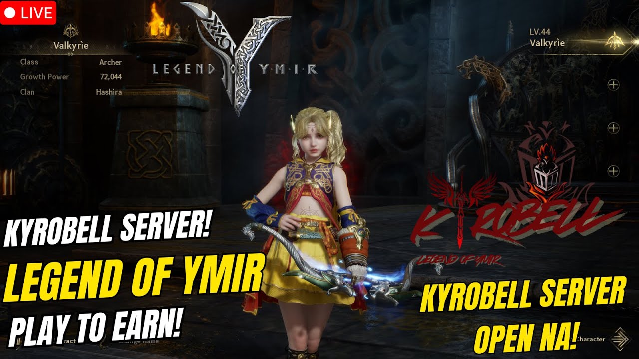 Legend Of Ymir | Kyrobell Server , Day 1! ( Tagalog )