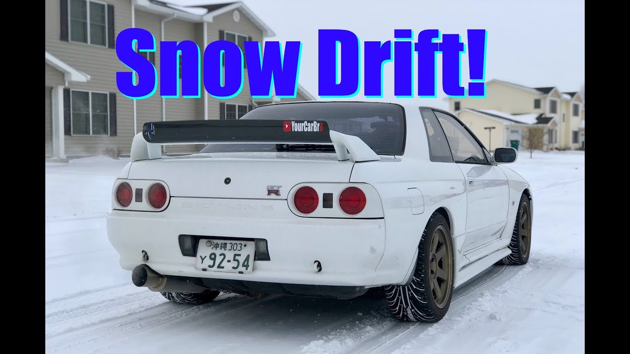 Drifting the GTR in the SNOW!