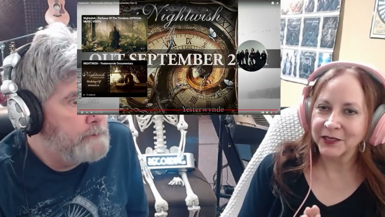 Nightwish  Yesterwynde Making Of Documentary Part 3&4 - Suesueandthewolfman React