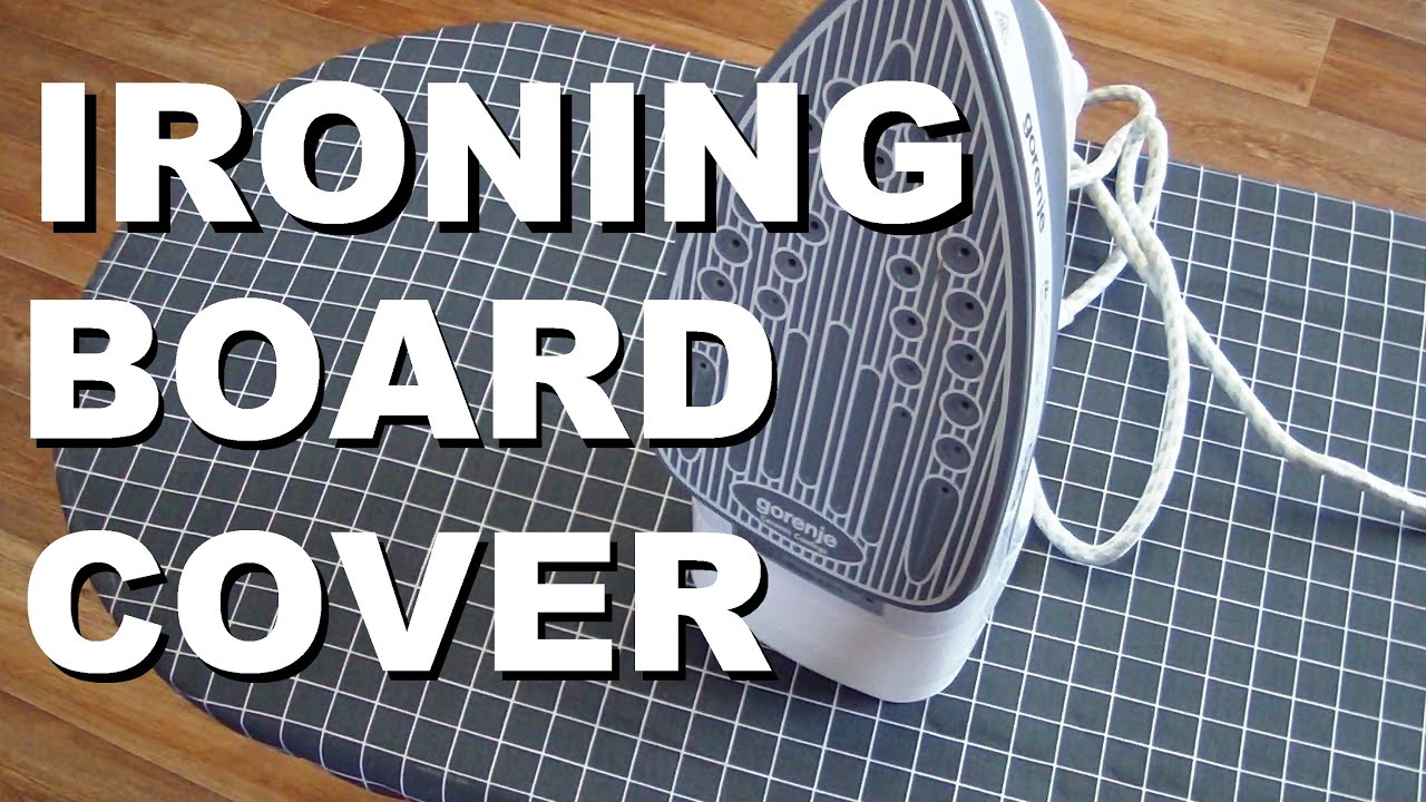 How to Make an Ironing Board Cover. Easy Tutorial of Sewing an Ironing Board Cover