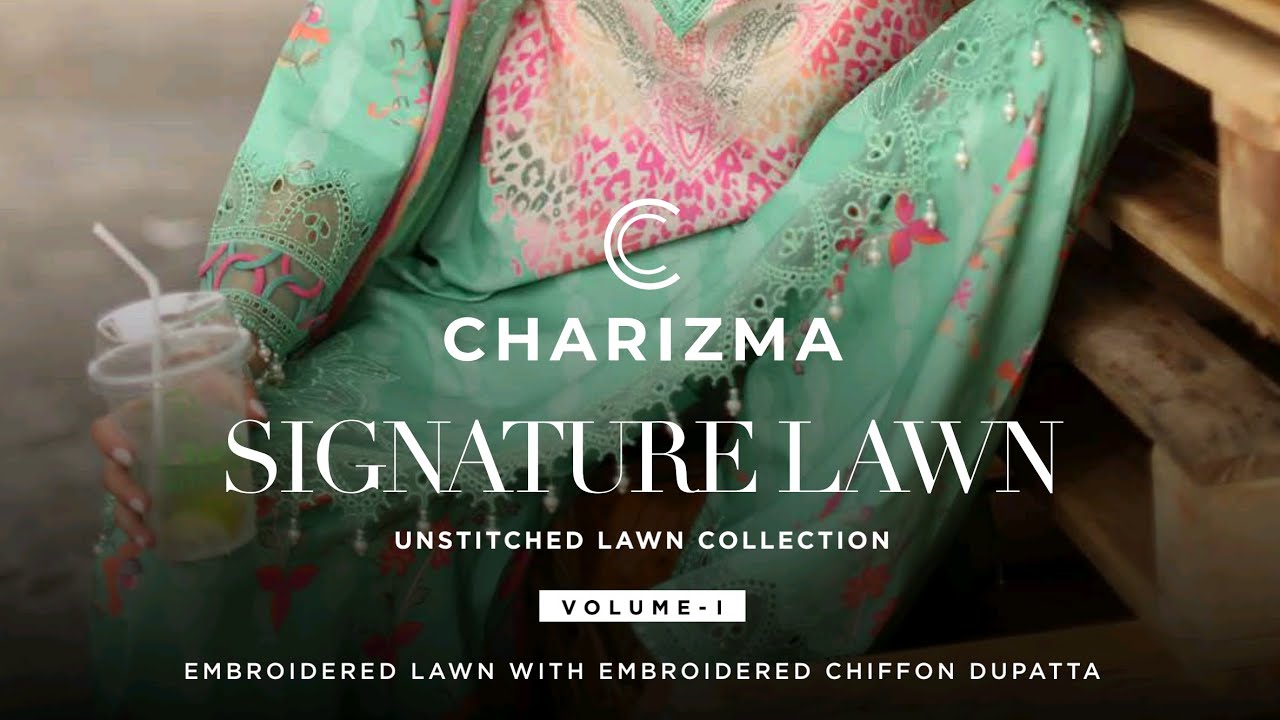 CHARIZMA SIGNATURE EMBROIDERED LAWN COLLECTION 26 