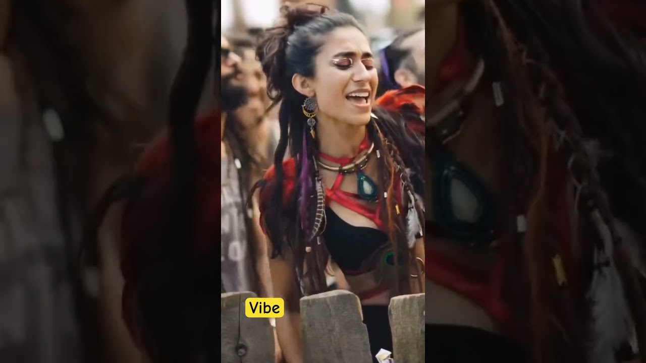 Girl at universo paralello2024 #vibe #inthezone #concert #topmusic #dance #festival