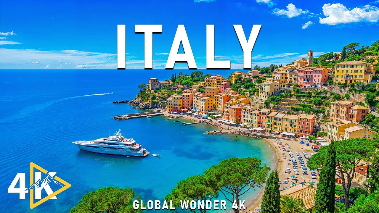 Italy 4K | Timeless Mediterranean Beauty – Golden Coastlines, Soft Light & Endless Charm
