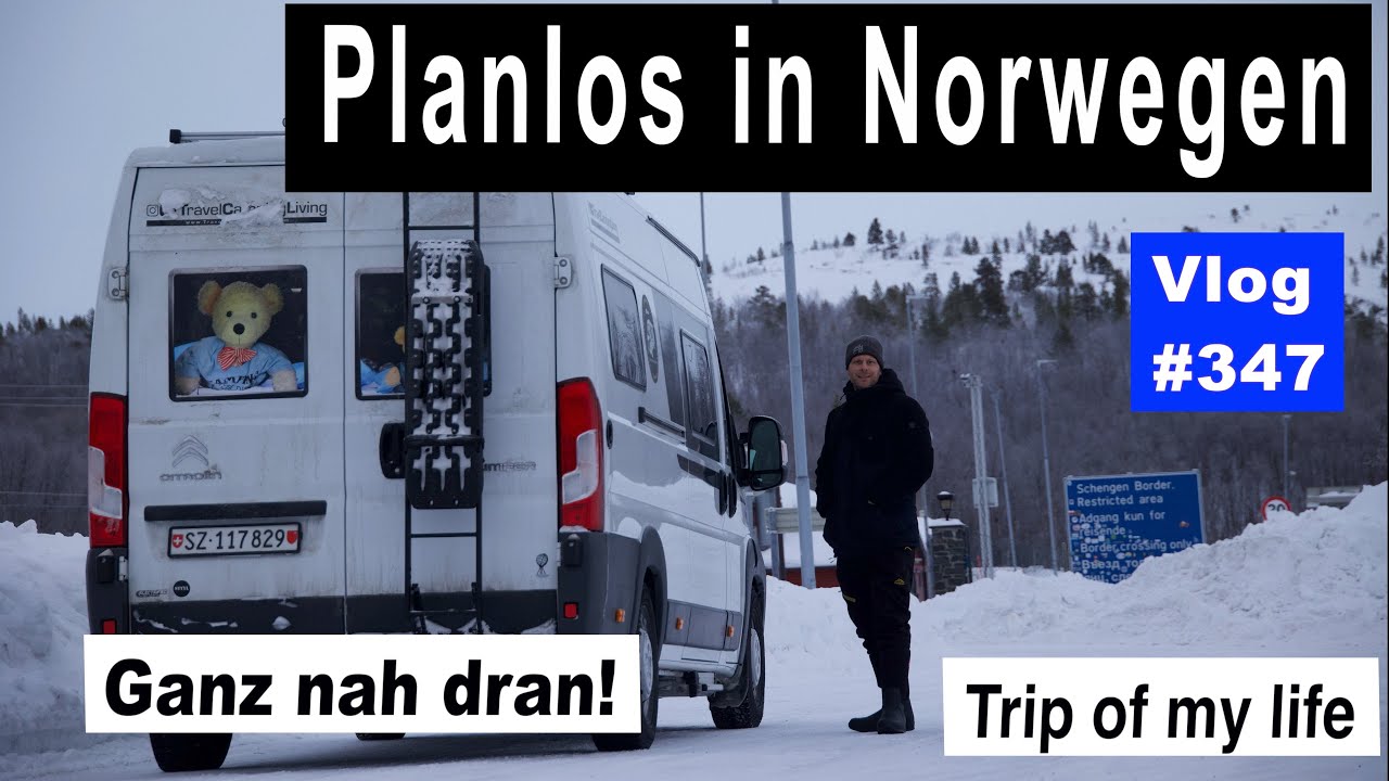 #347 Winter Roadtrip Norwegen - Plan geht nicht auf | Region Kirkenes | Straßen im Winter, Grenze