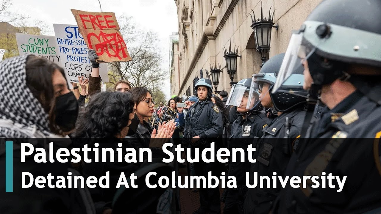 Palestinian Student Detained At Columbia University | DRM News Global | AC1T