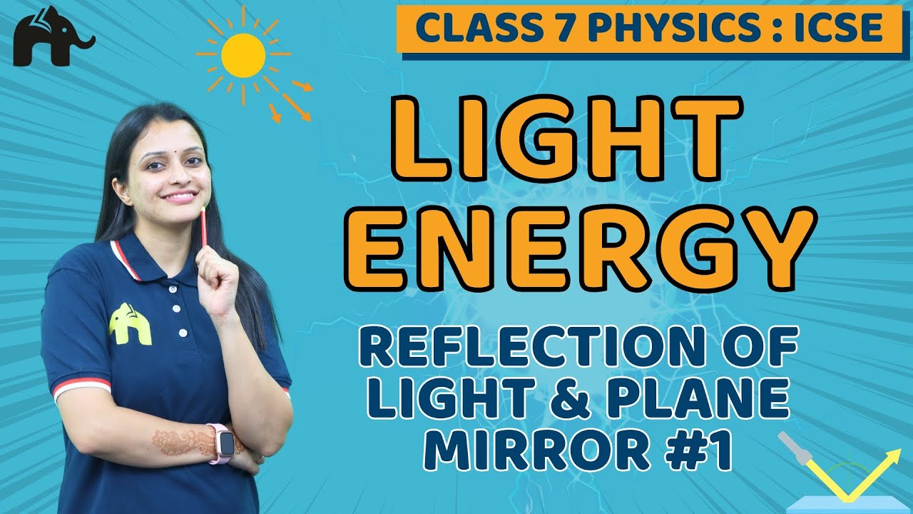 Light Energy Class 7 ICSE Physics | Selina Chapter 4 | Reflection of Light & Plane Mirror #1