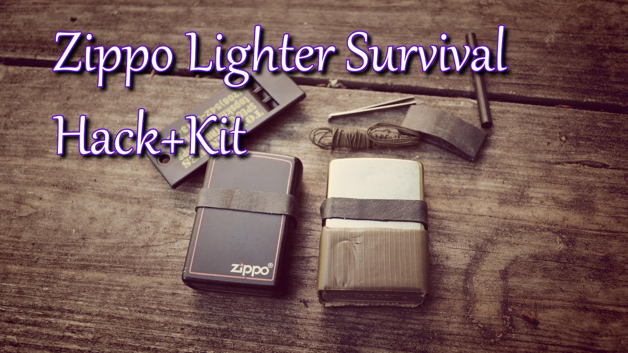Zippo Lighter Survival Hack + Kit 🔥🏕