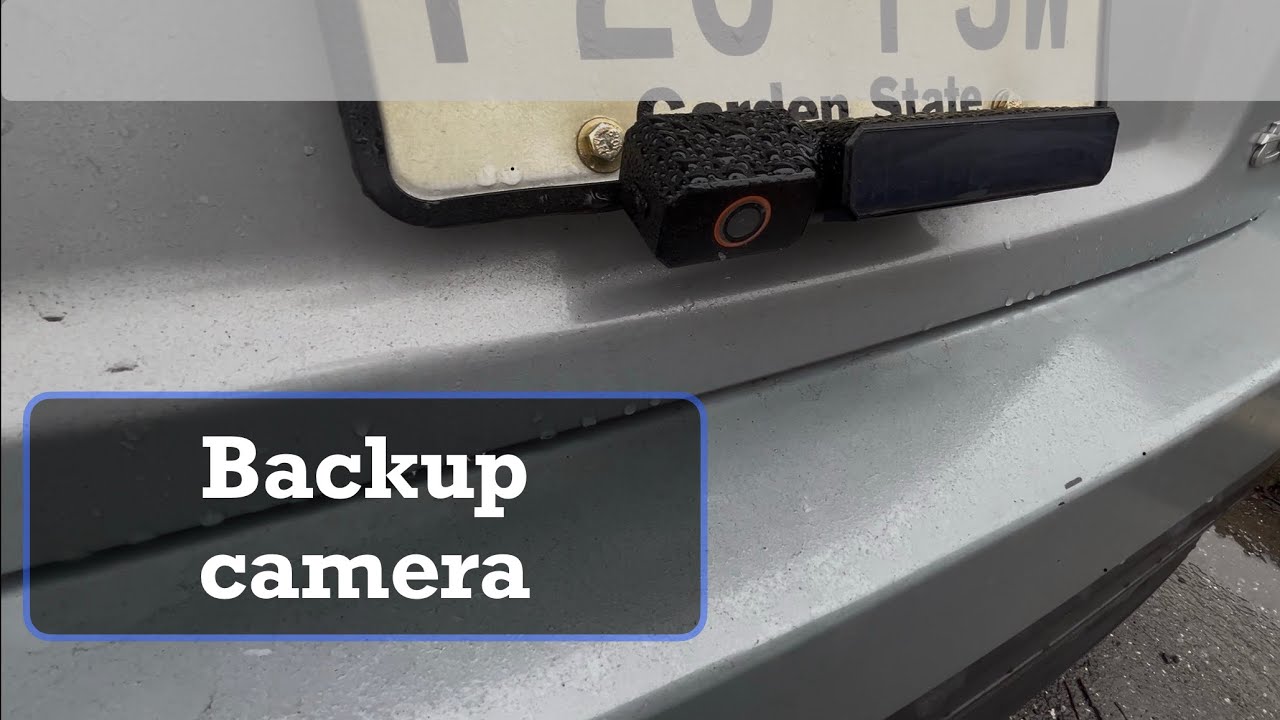 Installing a Autovox solar powered backup camera on my vehicle 
