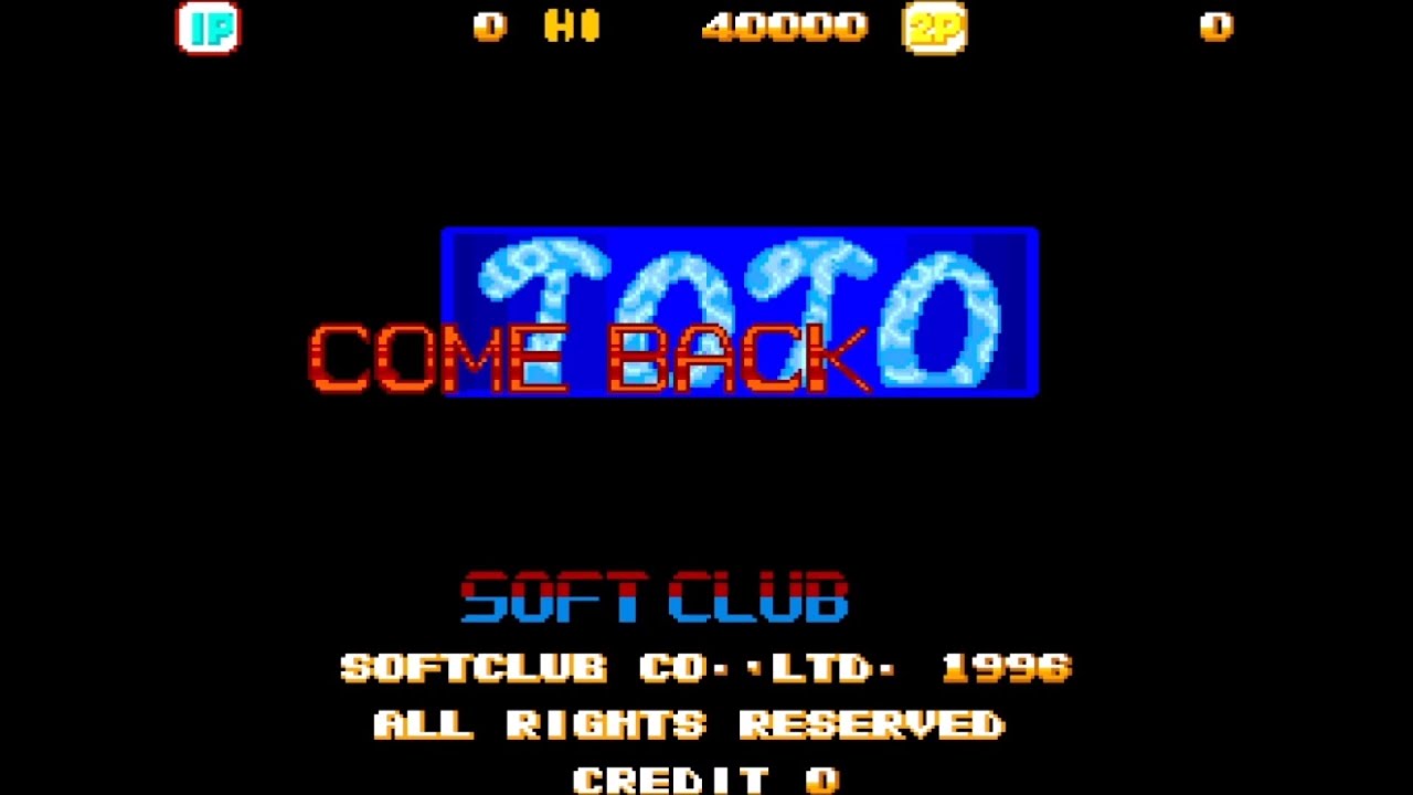 Come Back Toto (Arcade) Longplay
