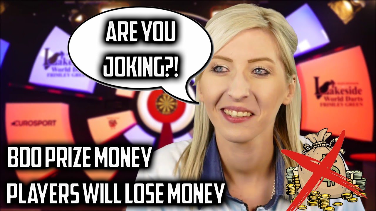 BDO SLASH PRIZE FUND IN HALF - Players will LOSE money playing in the BDO World Championships
