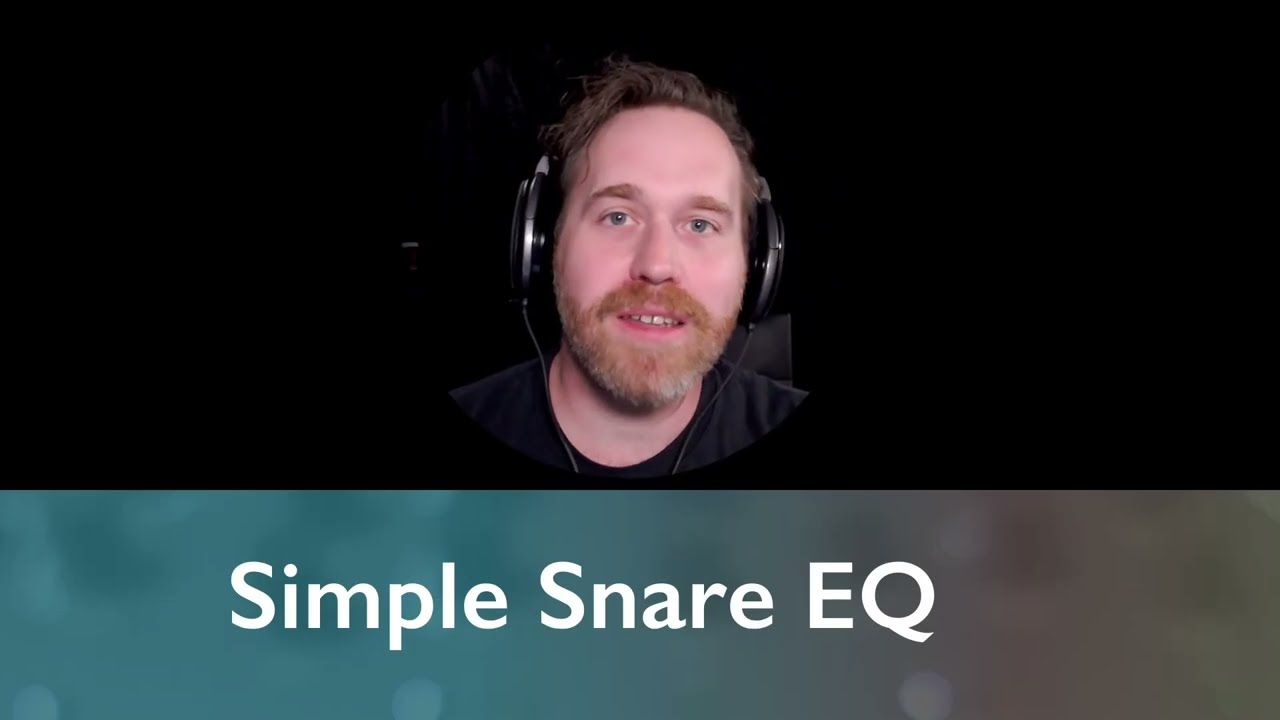 Drum Mixing 4  All in one Snare EQ. Clean and poppy snare.