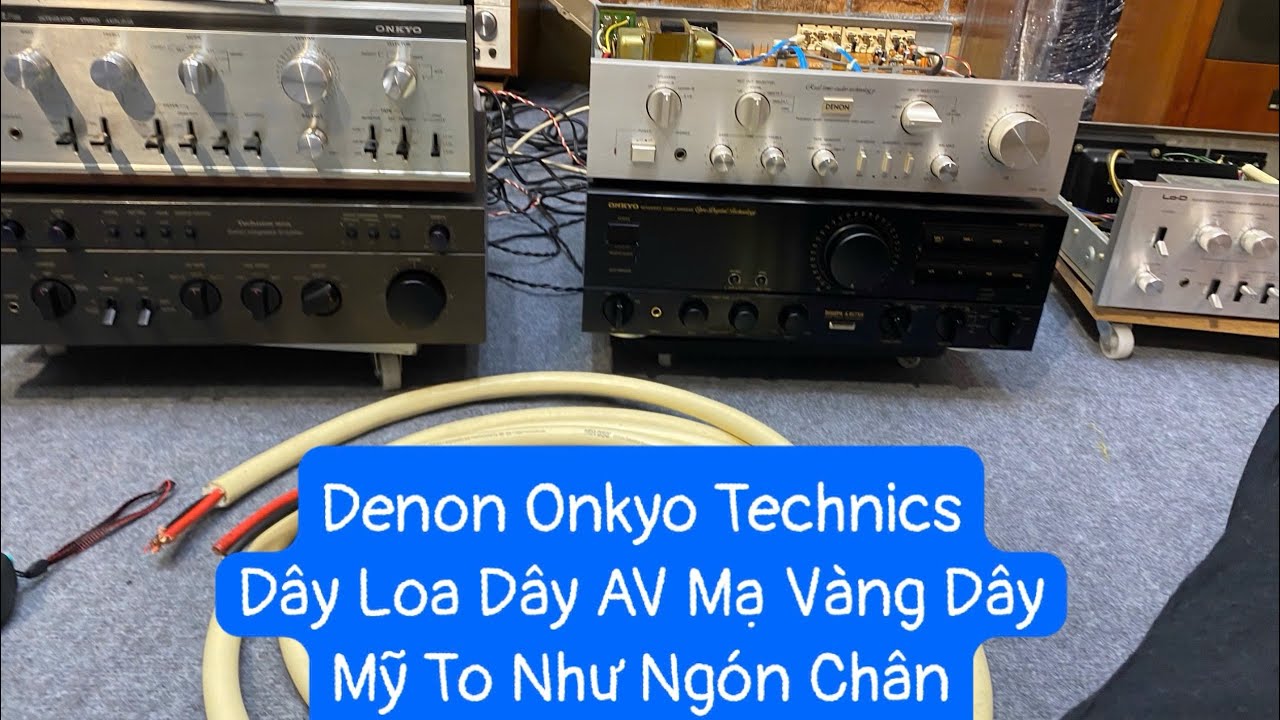 Ngày 21/1 ! Amplifier Denon 930 Đối Tác Nhiều Loa Nhật Mỹ Khá Hiếm  Dây Loa Khủng Đồng 1 Lõi#giá250k
