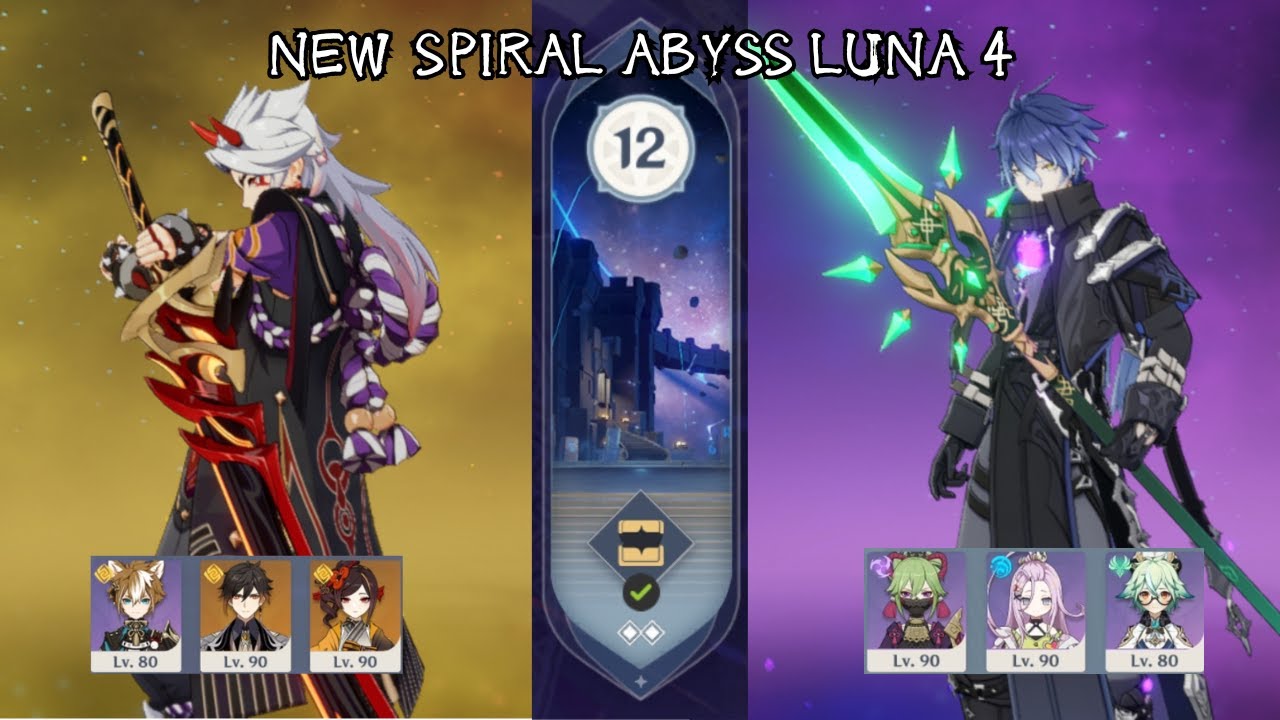 C1R1 Itto Mono Geo & C0 Flins Lunar-Charge | Spiral Abyss | Floor 12 | Genshin Impact