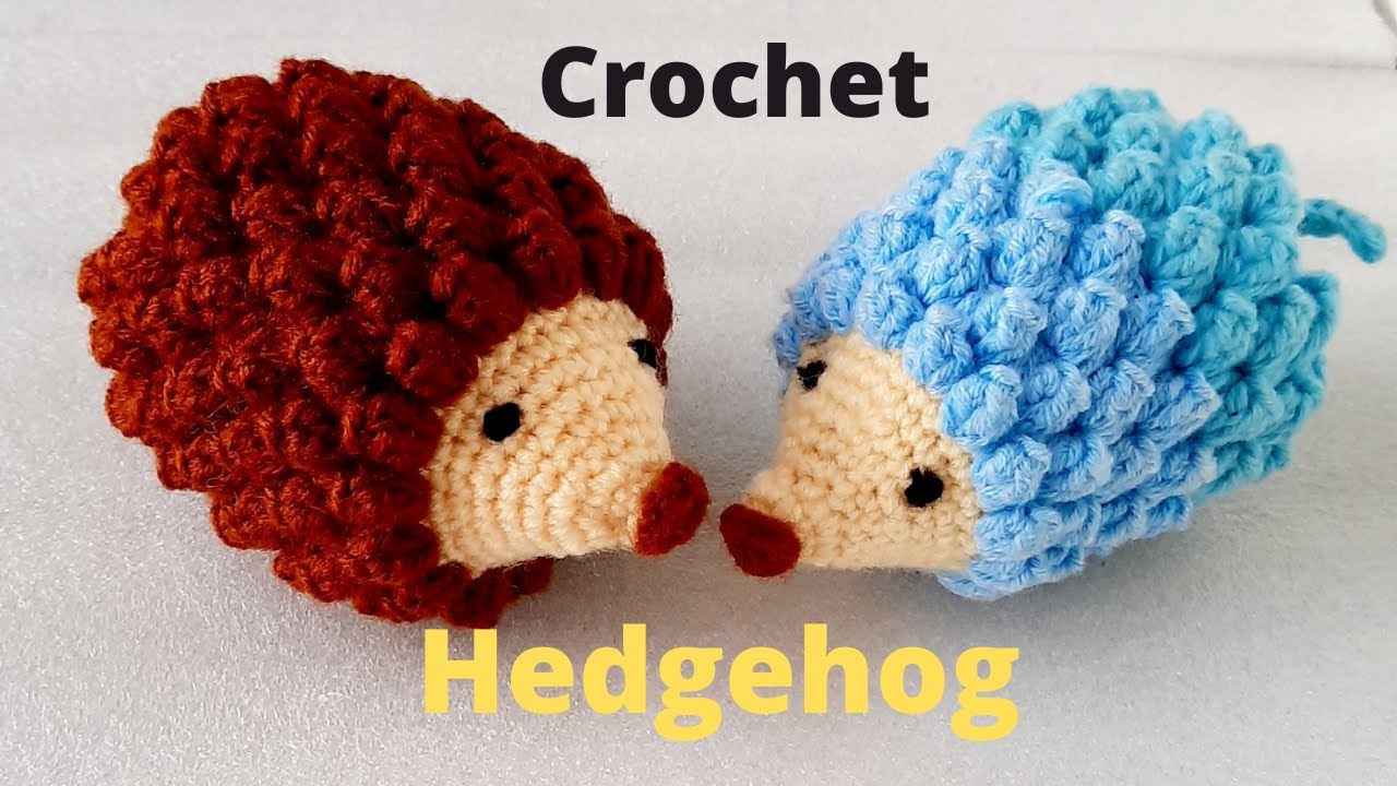 How to crochet hedgehog pattern free | crochet hedgehog amigurumi 