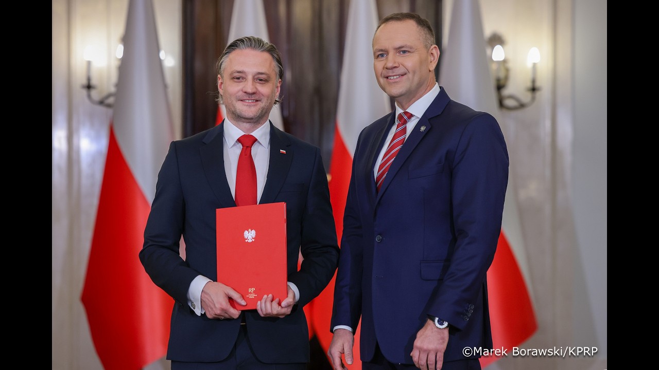 Bartosz Grodecki, the new head of the National Security Bureau