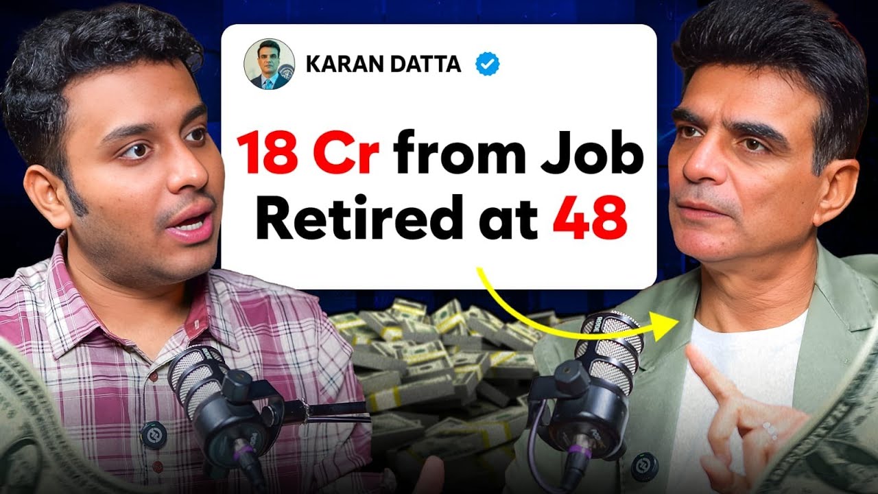 He Retired at 48 with ₹18 Cr - Built Through Salary!
