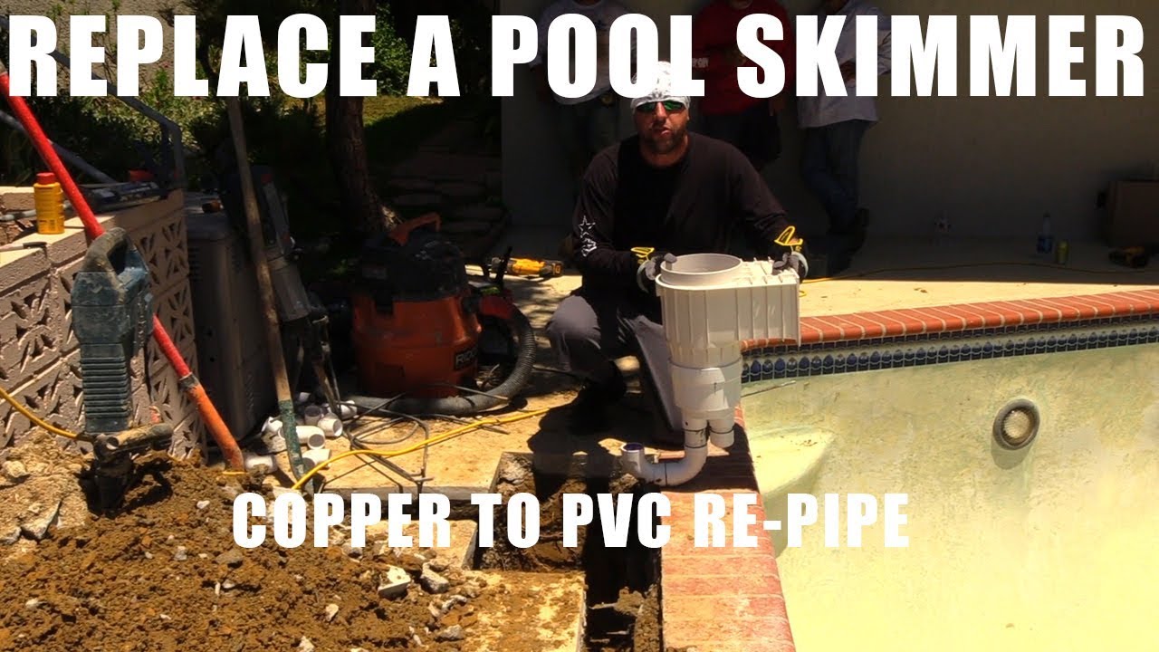 Как установить скиммер для бассейна — замена медной/ПВХ трубы — Ultimate Pool Guy — The Truth 6.4